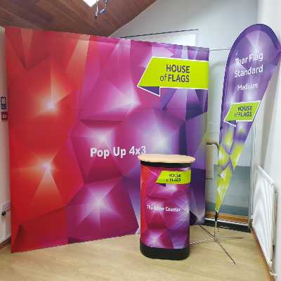 localhost image : Pop-up display 4x3 curbat print sistem complet cu hosa pret de vanzare